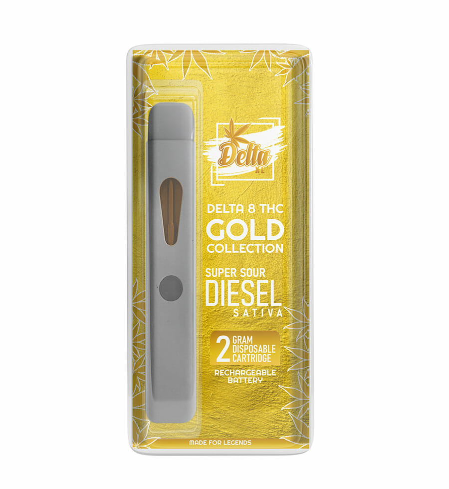 Image of SOUR DIESEL DELTA 8 DISPOSABLE PEN - 2 GRAM - DELTA XL