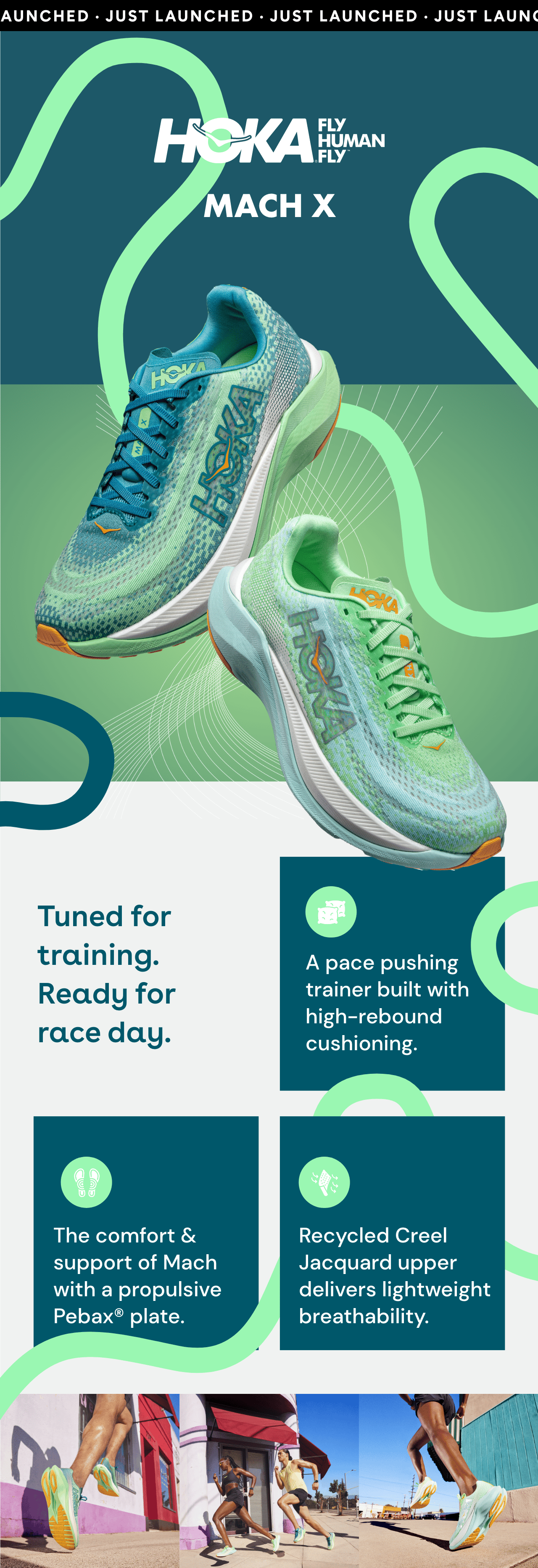 Sports Shoes New Launches Hoka Mach X, New Balance SC Trainer & a