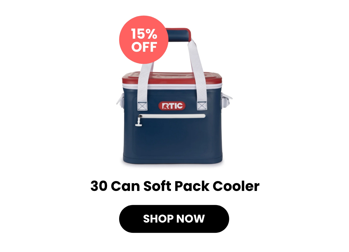 RTIC Outdoors 30 Cans Soft Sided Cooler - Patriot