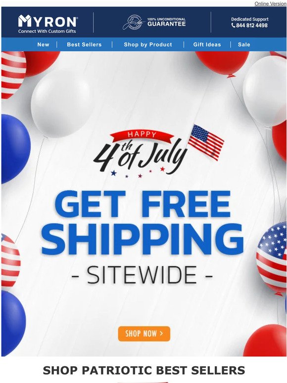 FREE Shipping On All Orders Starts Now!