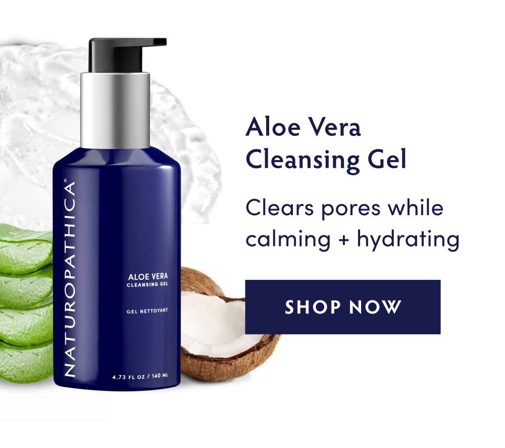 Aloe Vera Cleansing Gel - Clears pores while calming + hydrating