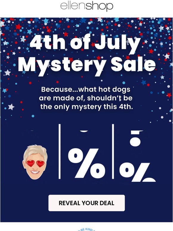Early 4th of July Mystery Sale!