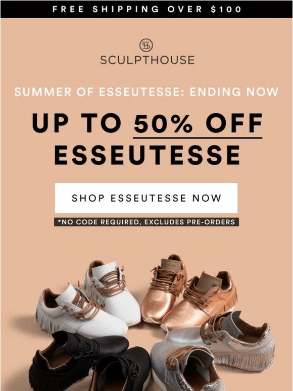 Up to 50% off Esseutesse ends at midnight ⌛