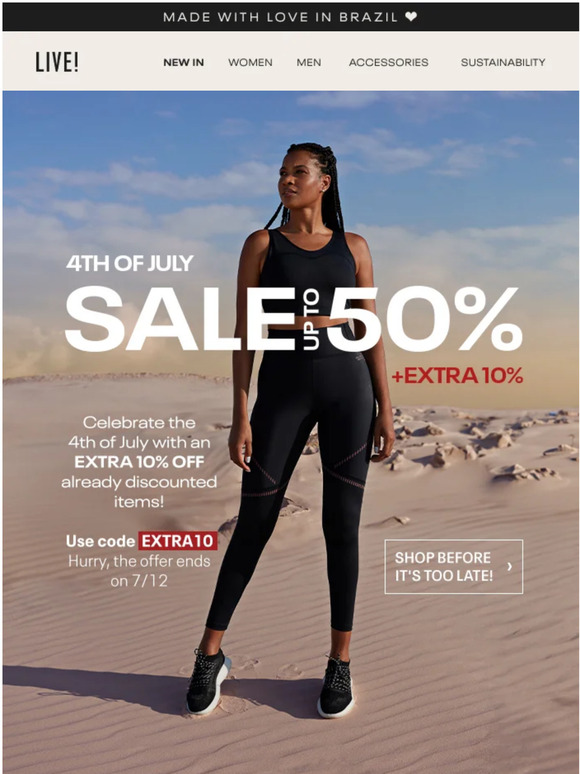 4th of July Extra 10% OFF