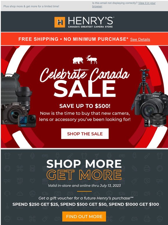 Celebrate Canada with Savings & Great Gear!