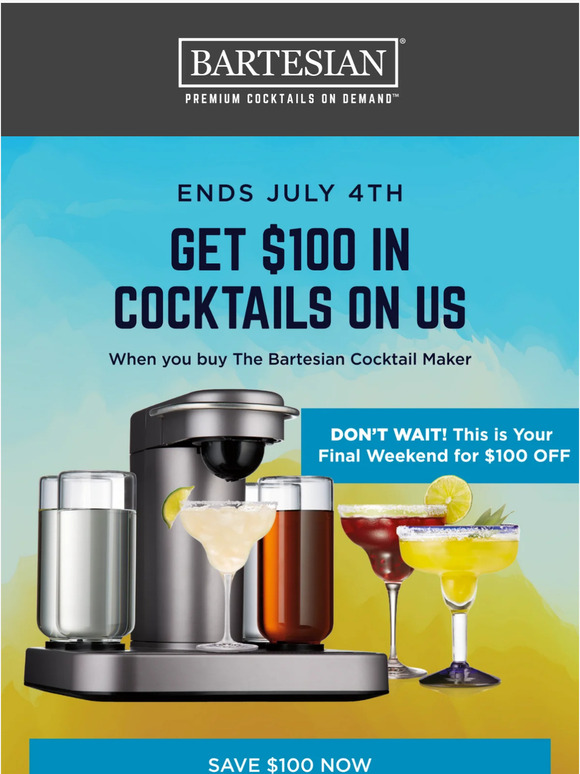 Get Cocktails On Demand This Father's Day With a Bartesian Bundle for $370  - CNET