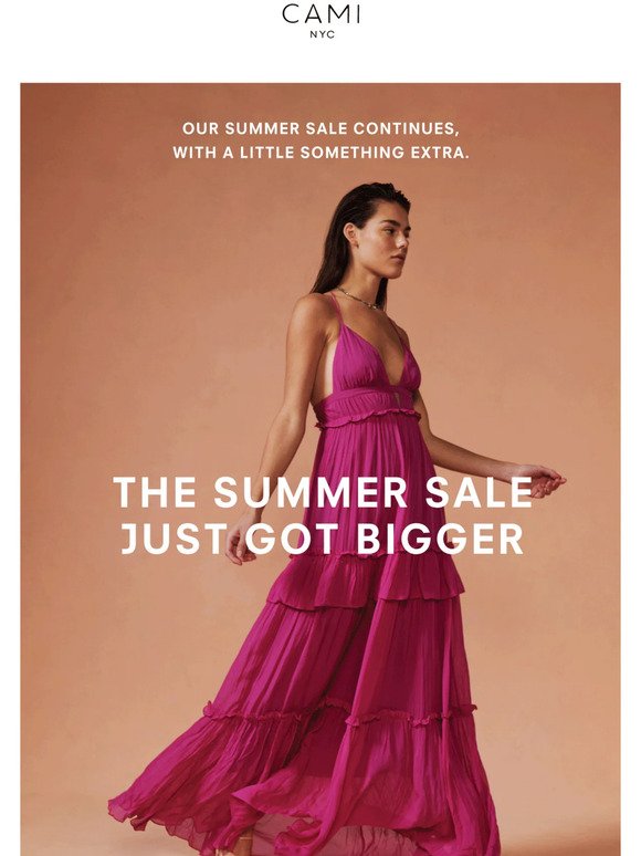 The Summer Sale Just Got Bigger!