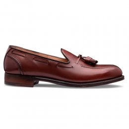 Harry II EF Tassel Loafer in Dark Leaf Calf Leather