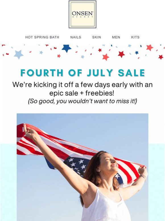 🎆 Cue the Fireworks! Our 4th of July SALE is here! 🎆