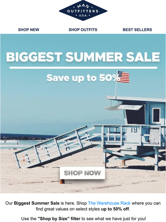 Biggest Summer Sale 🇺🇸 Up to 50% Off
