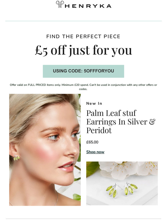 £5 off just for you 💷