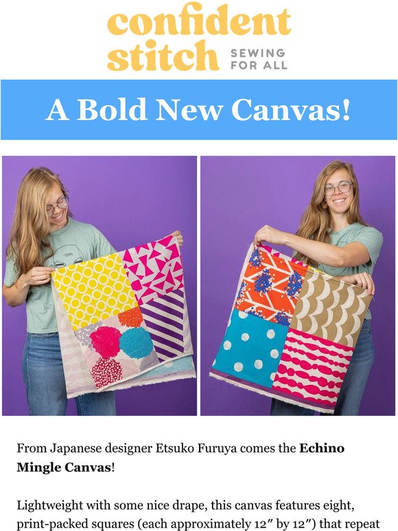 New quilting cotton & canvas! 😍