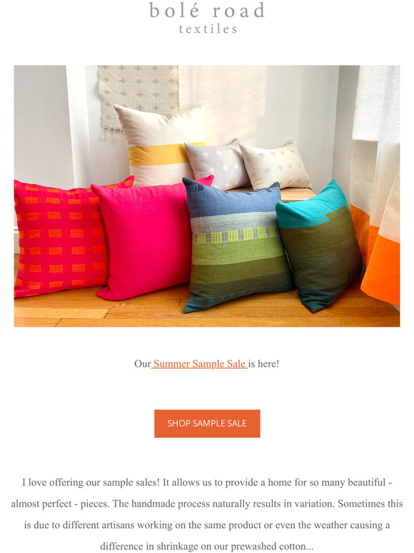 Summer Sample Sale!