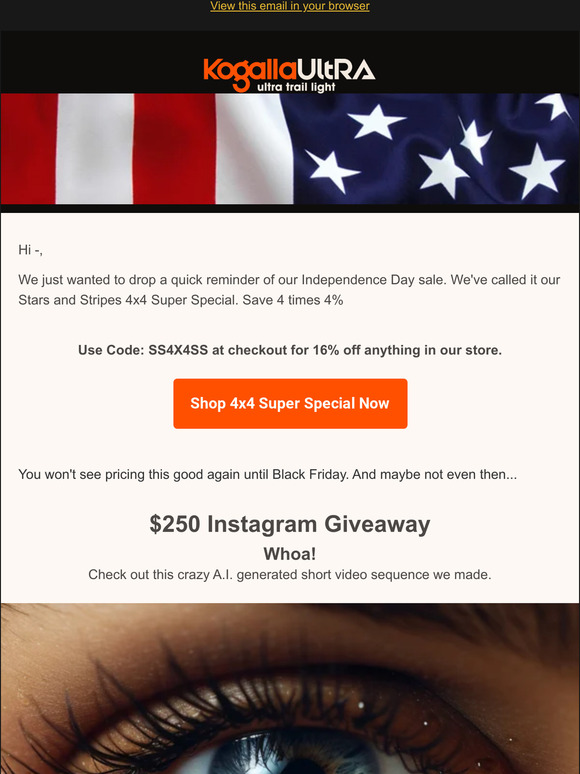 Stars and Stripes Super Special - Don't Miss Out!