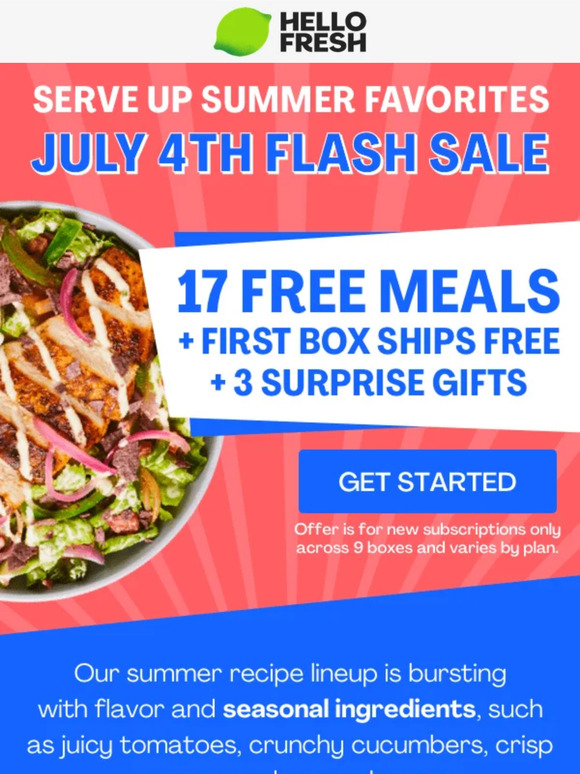 🍔 + 🇺🇸 + SALE = 🤩