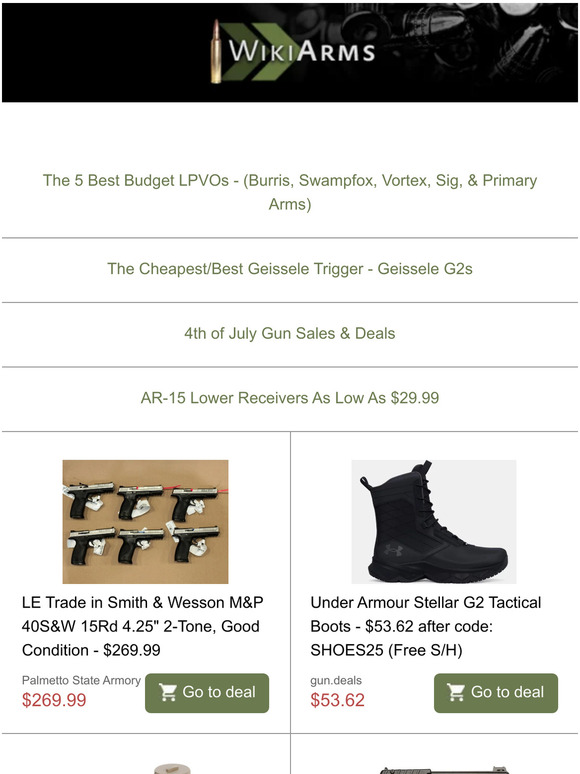 4th july gun sale