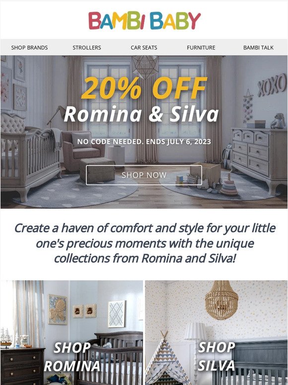 🚨 20% OFF ALL ROMINA AND SILVA PRODUCTS!