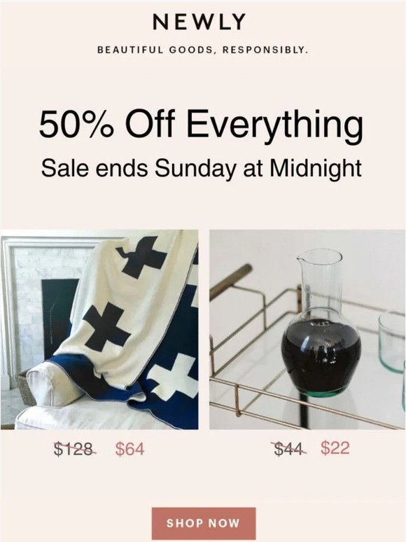 Summer sale - 50% off
