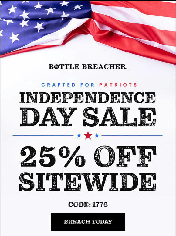 25% OFF to Celebrate Freedom! 🇺🇸
