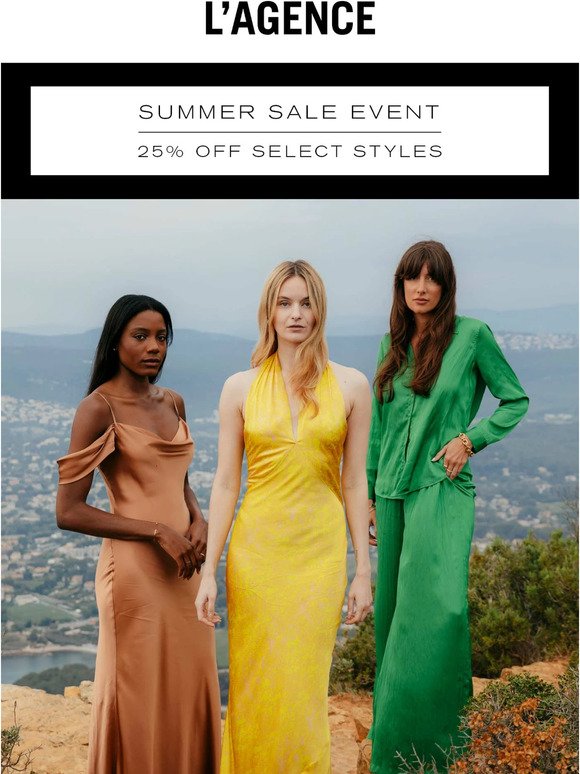 Summer Sale | 25% OFF Select Styles