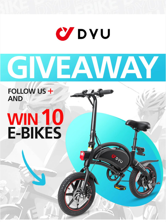 Join the DYU e-bike contest and win 10 cool e-bikes!
