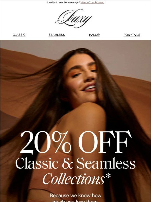 🤩, 20% OFF Classic and Seamless