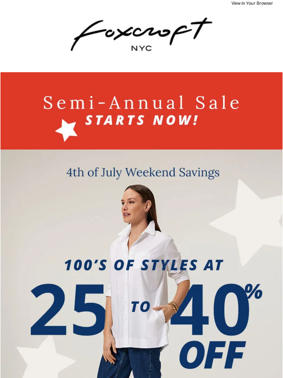 4th of July Sale Starts Now 🇺🇸🎇!