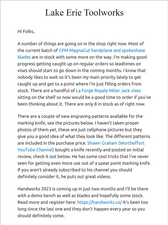 July 2023 Newsletter - Lots of stuff to catch up on