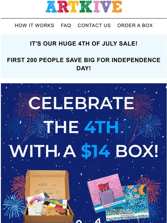 Our HUGE 4th of July Sale starts NOW
