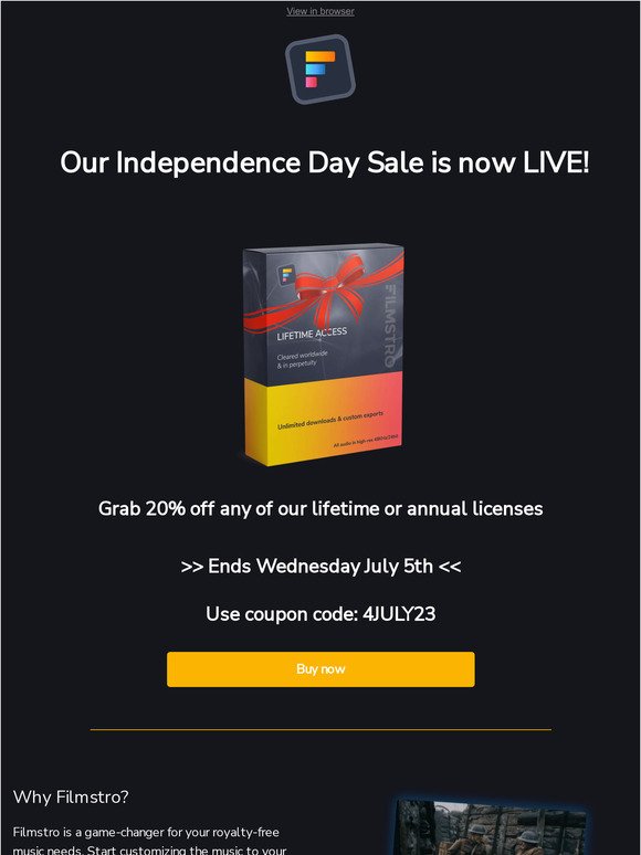 July 4th 20% off Sale is now LIVE!