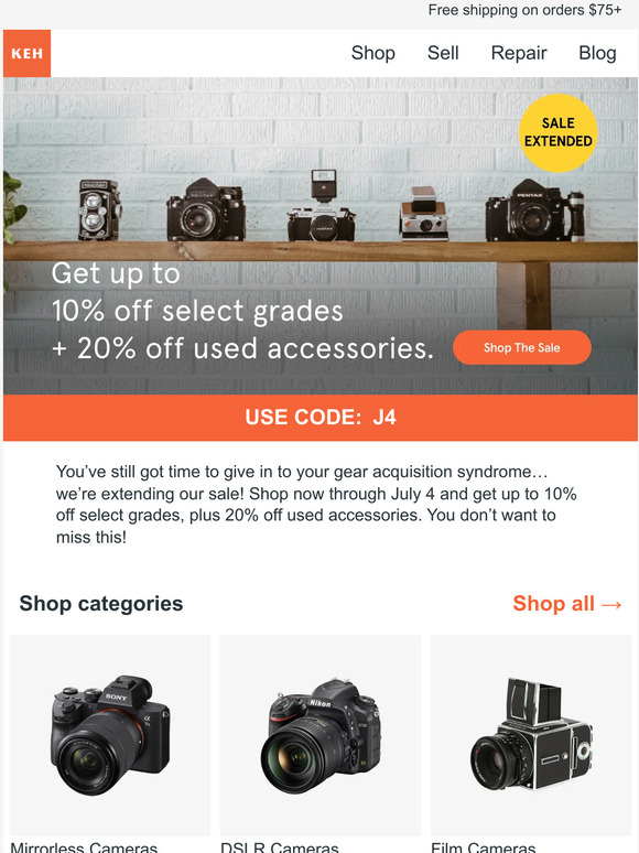 We’re giving you extra time to shop our sale 🧡