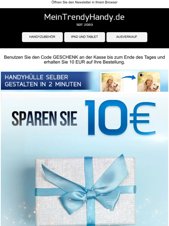 10 EUR für Sie in dieser E-Mail! 💸