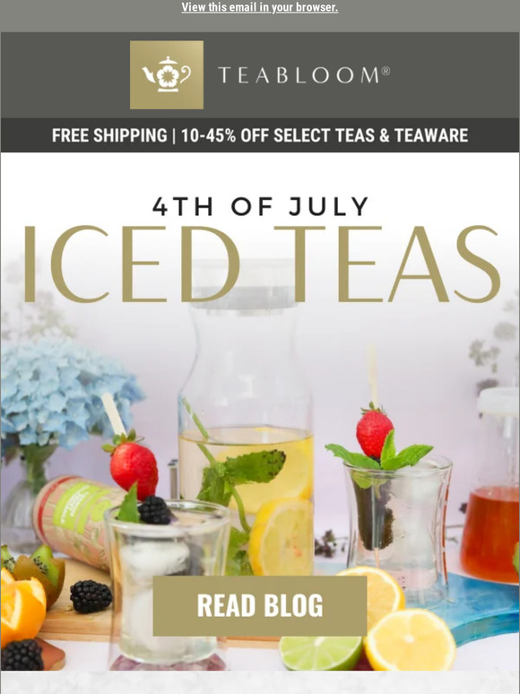 4th of July Iced Teas That Everyone Will Love ❤️