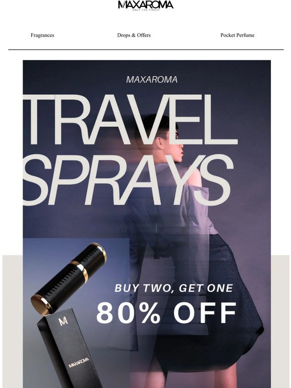 Unlock %80 Savings on Traveler Sprays - Buy Two Get One!