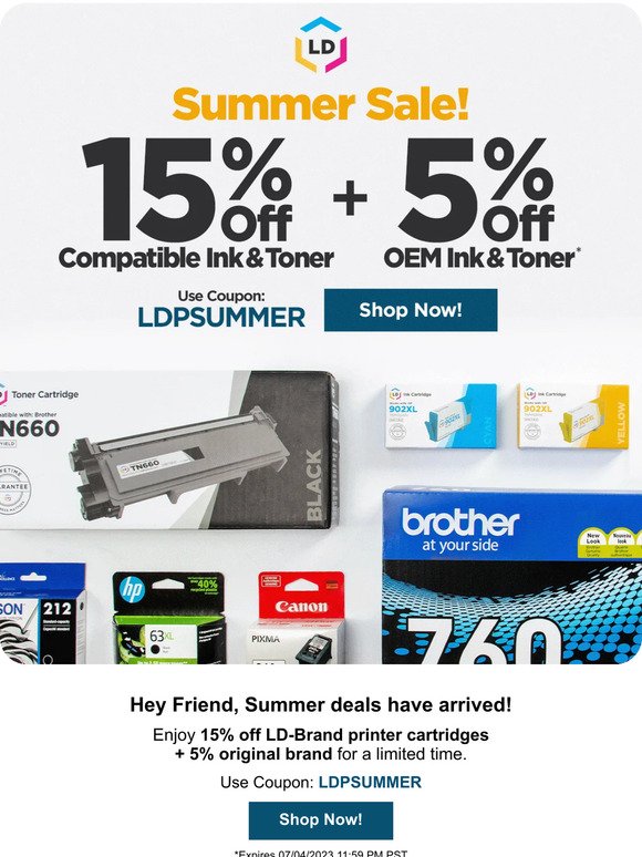 Ready for This? Open to Get Huge Savings on Ink & Toner
