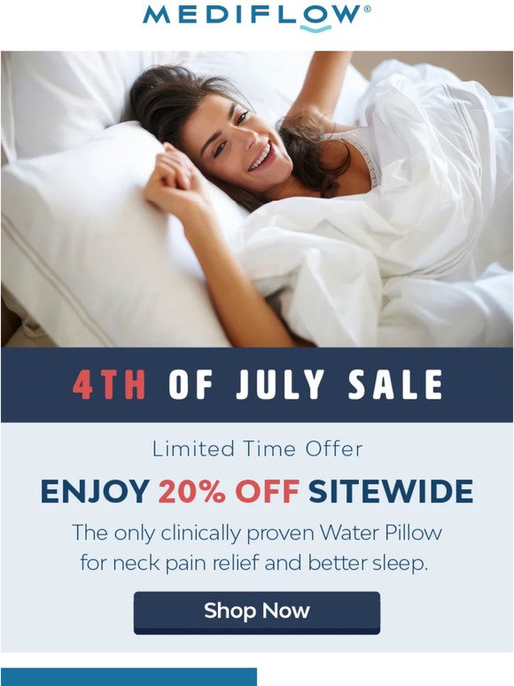 ⭐4th Of July Sale - The Only Clinically Proven Water Pillow