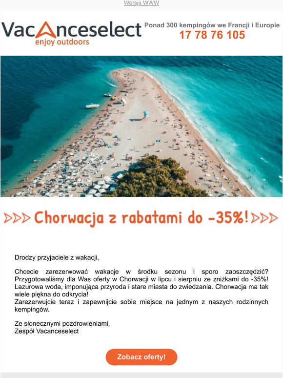 Spędź wakacje w słonecznej Chorwacji!