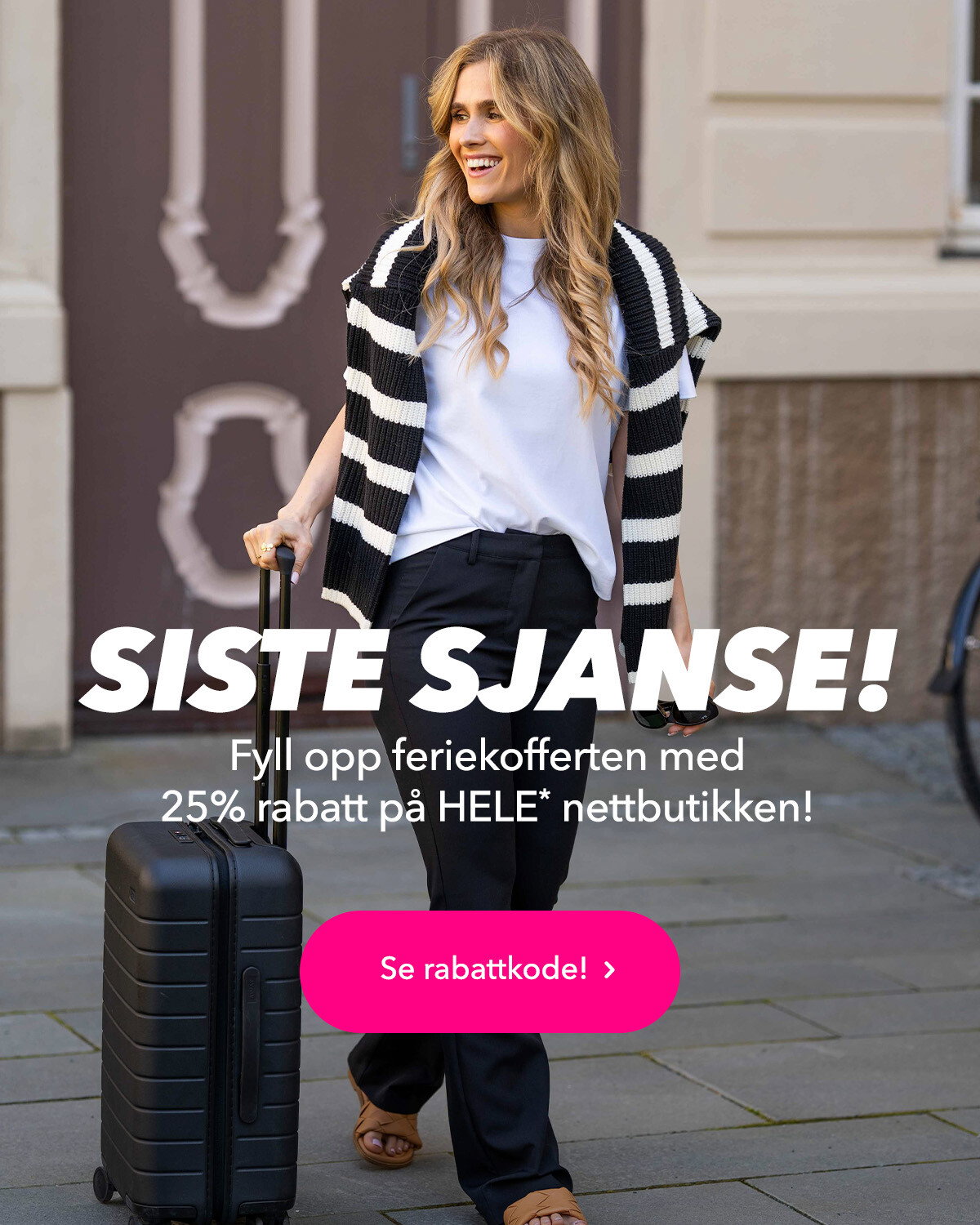 -25% på HELE* nettbutikken!
