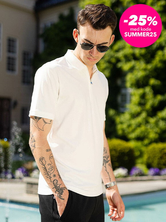 Selected Homme Selected Homme Fave Zip Short Sleeve Polo