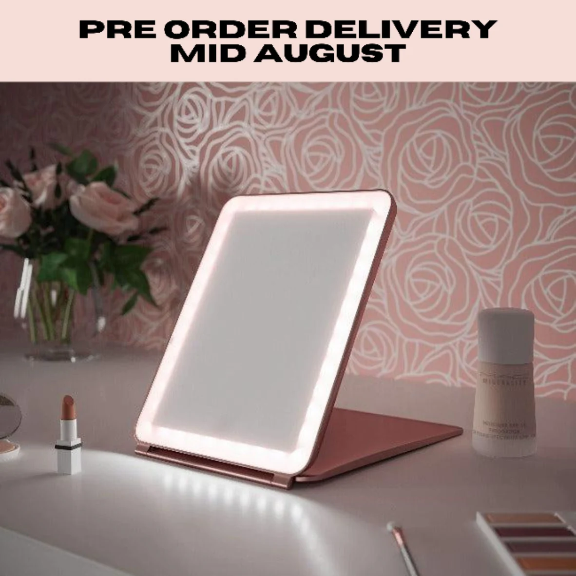 Image of Rose Gold Makeup Mirror