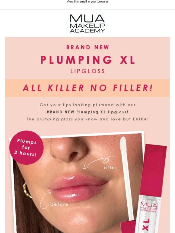 Plump XL Plumping Lipgloss - MUA MAKEUP ACADEMY