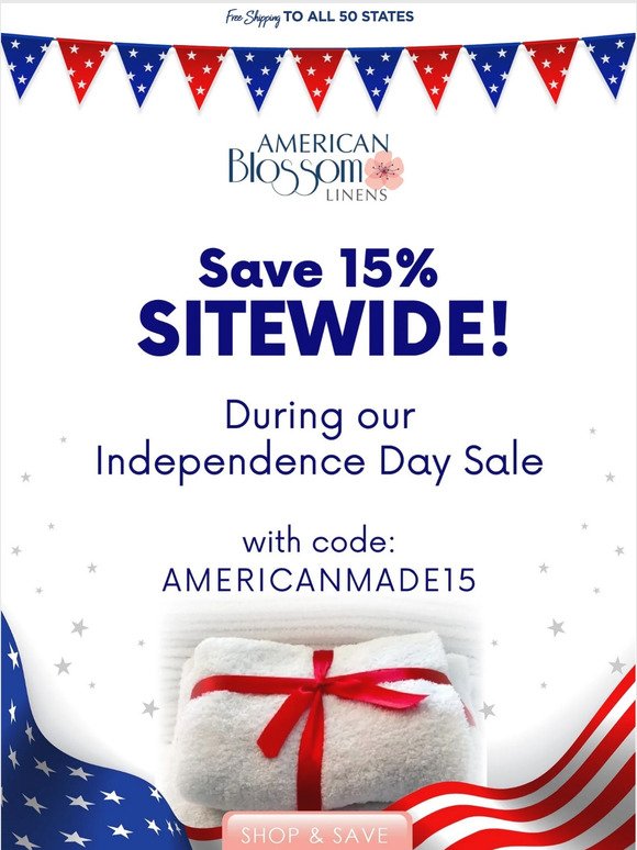 🇺🇸 STILL ON | 15% OFF SITEWIDE 🇺🇸