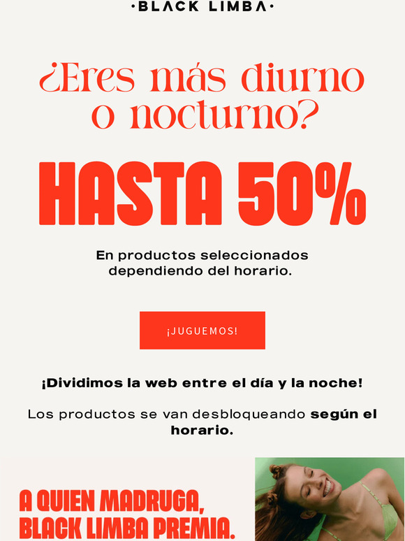 REBAJAS -50% ‼️¿ Eres más diurno o nocturno?