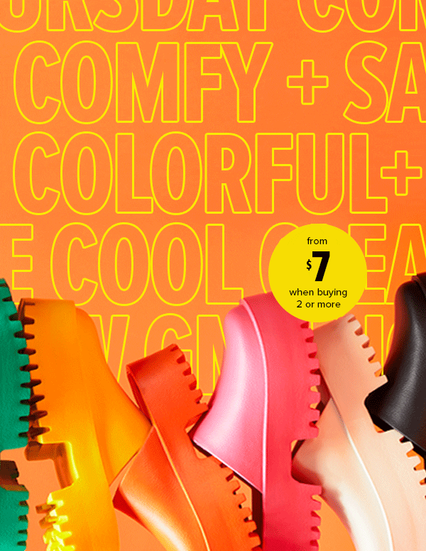 Rainbow Shops CLOGS 💁‍♀️ The stylish ones, — From 7! Milled