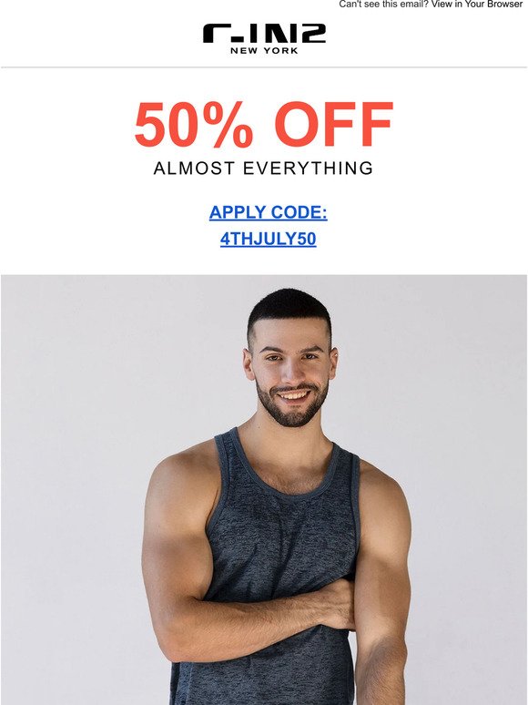 July 4th Sale. Get 50% OFF almost everything