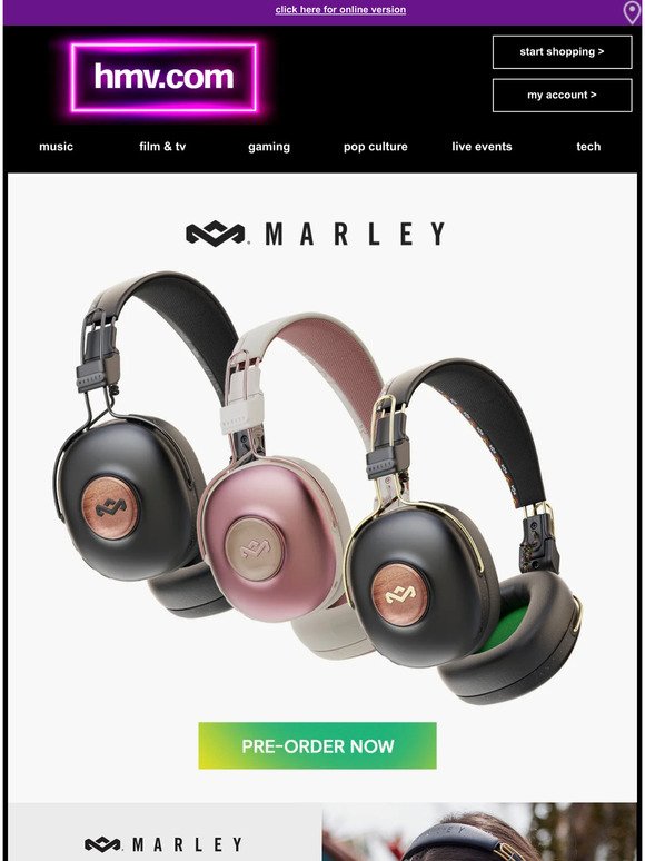 House of Marley | Rasta Bluetooth Headphones 🎧