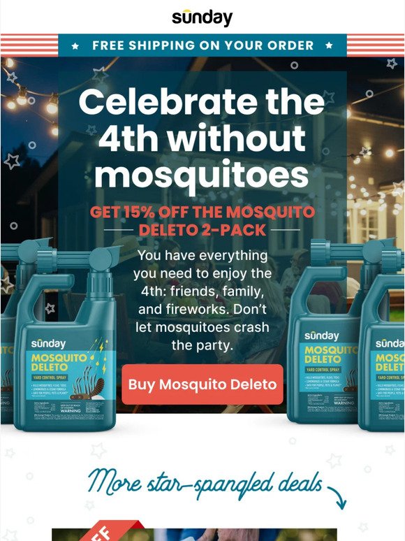 💥Get 15% off Mosquito Deleto 💥