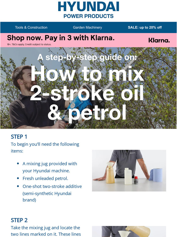 Hyundai Power Equipment 💡 How to mix 2stroke engine oil Our stepbystep guide explains how