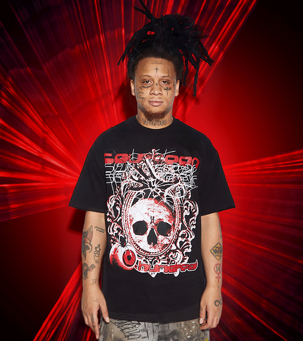 Zumiez Trippie Redd, White and Blue Styles Milled