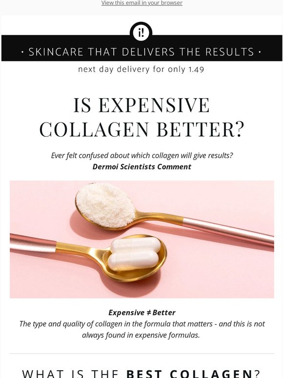Expensive Collagen NOT Better - Here's Why.